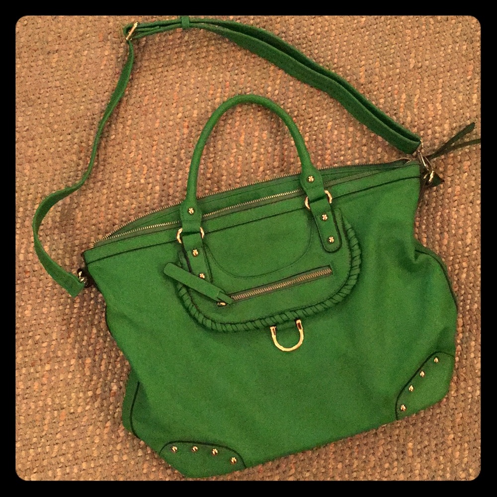 Kelly green bag
